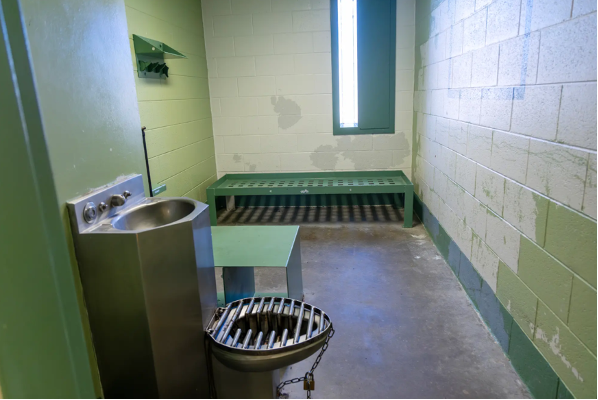 A non-criminal patient's room at the Idaho Maximum Security Institution